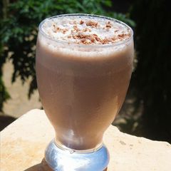 Chocolate milkshake A picture of Chocolate milkshake.