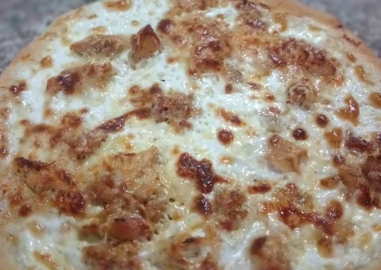 Comment Faire Des Pizza créme fraiche poulet et fromage