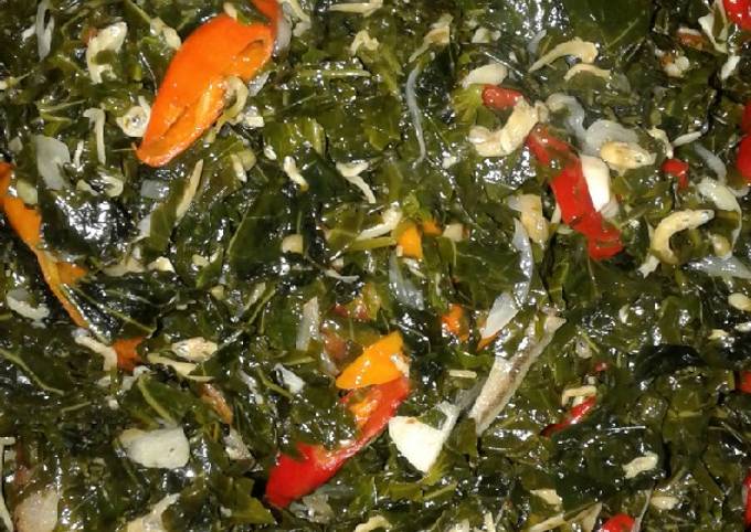 Cara Gampang Menyiapkan Tumis daun pepaya + teri Anti Gagal