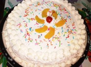 Una foto de Pastel de rompope