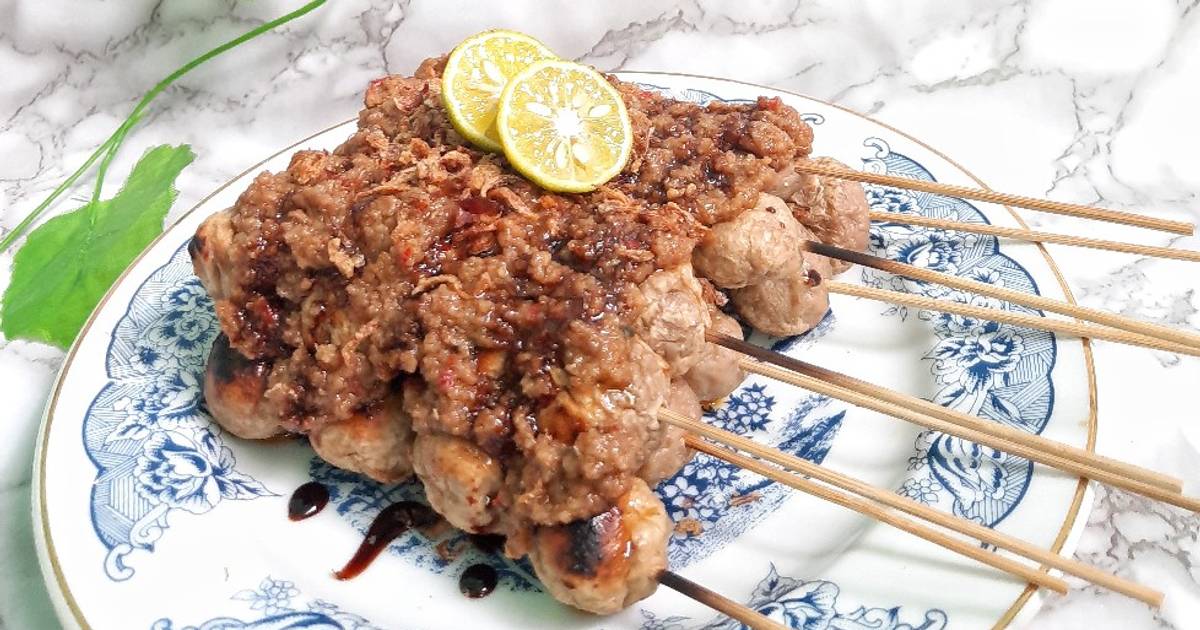 40 resep bakso bakar bumbu kacang enak dan mudah - Cookpad