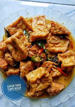 Foto resep Sayur tahu tempe kecap