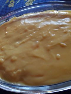 Una foto de Postre de vainilla