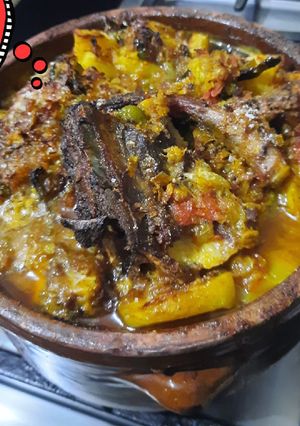 صورة لوصفة طاجن عكاوي بالبطاطس روعة