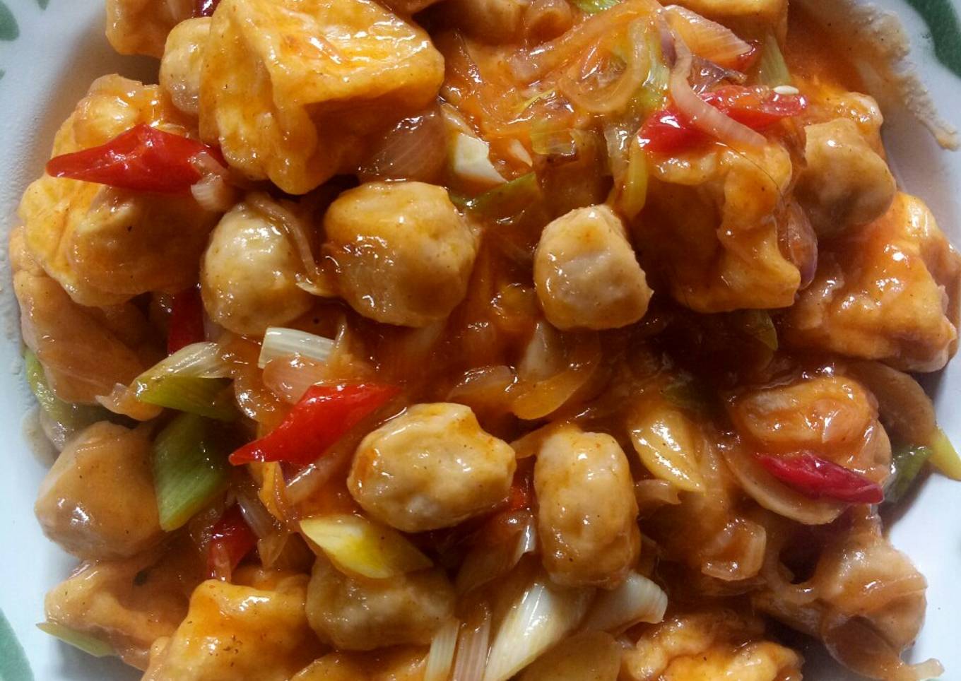 Tahu kreni asam manis