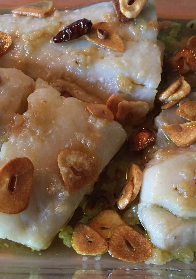 Una foto de 136. Bacalao al pil pil