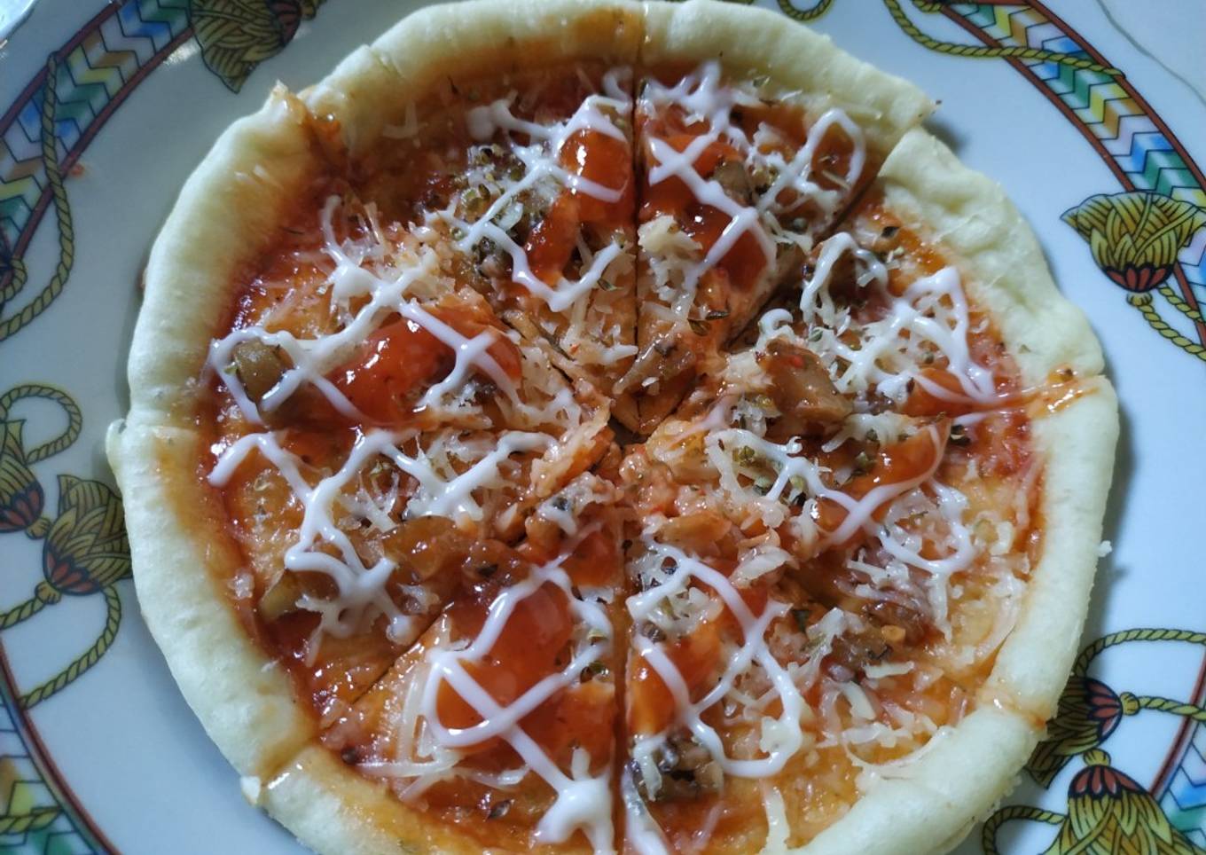 Pizza Teflon mudah dan enak