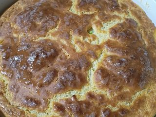 Lower Carb Turkey Pot Pie (biscuit style topping)
