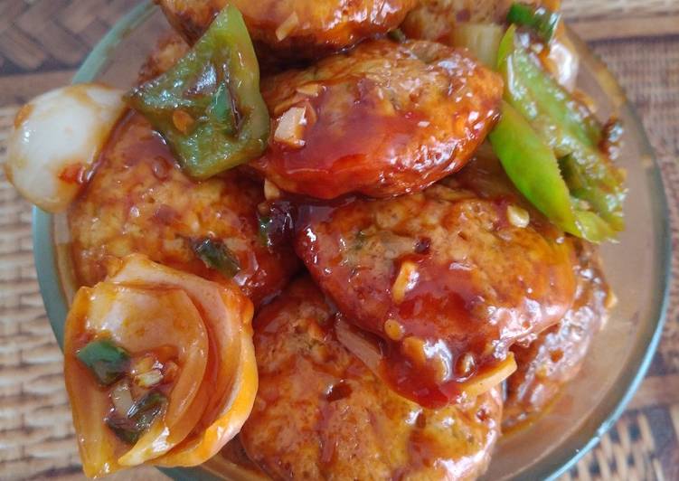 Chilli egg appam Chilli egg appam