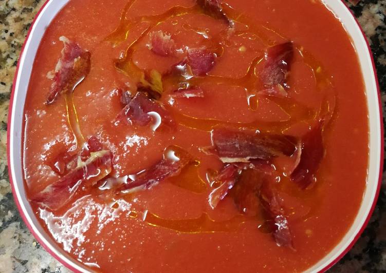 Gazpacho de tomate y sandía