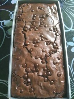 Foto resep Chewy Brownies tape shiny crust
