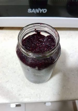 Hình của món Mứt việt quất hạt chia.