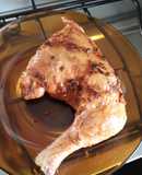 Muslos de pollo a la sal