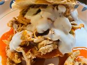 A picture of buffalo chicken sandwich