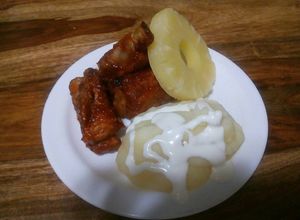 Una foto de Costillas de cerdo en salsa agridulce