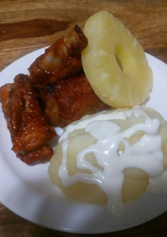 Una foto de Costillas de cerdo en salsa agridulce