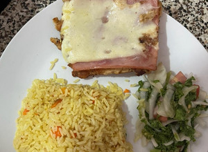 Una foto de Mi primera Milanesa (pechuga de pollo) ⚡