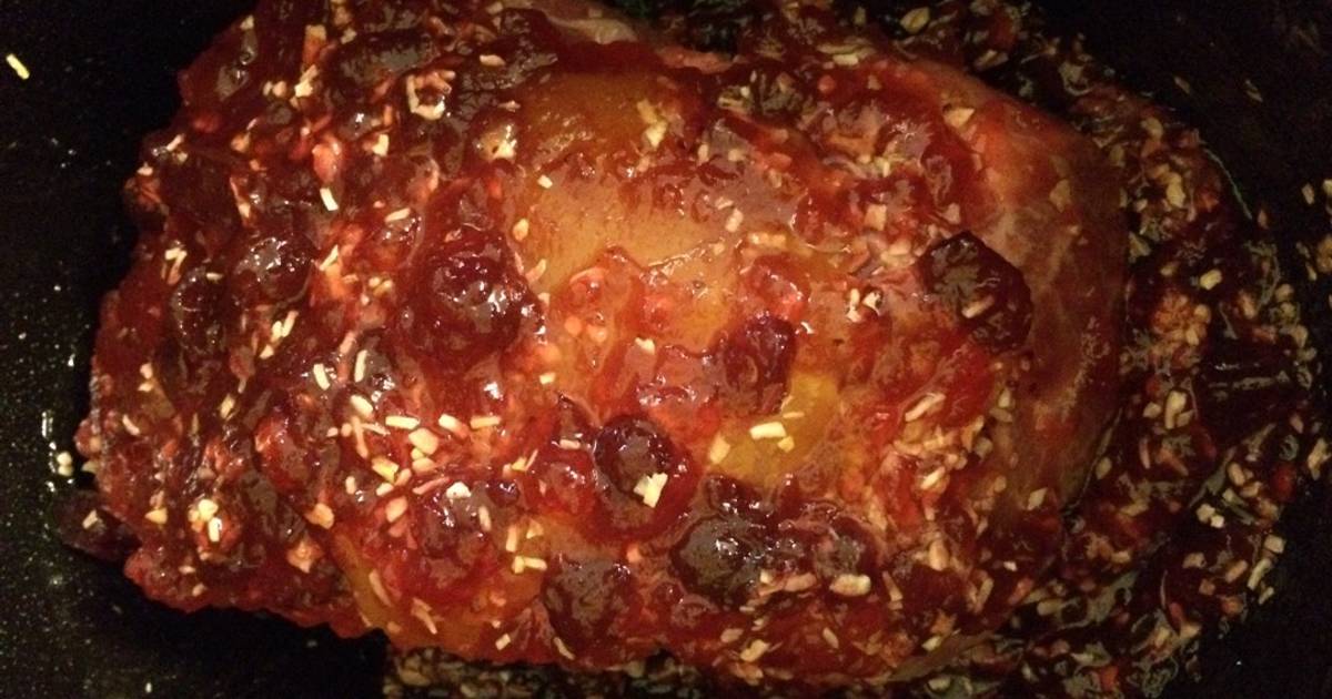 Crockpot Cranberry Pork Roast