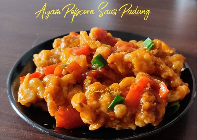 Bagaimana Menyiapkan Ayam Popcorn Saus Padang Anti Gagal