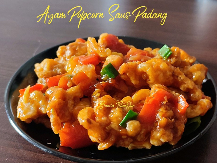 Bagaimana Menyiapkan Ayam Popcorn Saus Padang Anti Gagal