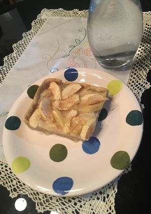 Una foto de Kuchen de manzana