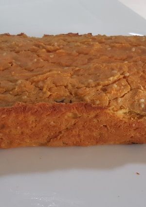 Una foto de Torta de zanahoria y avena