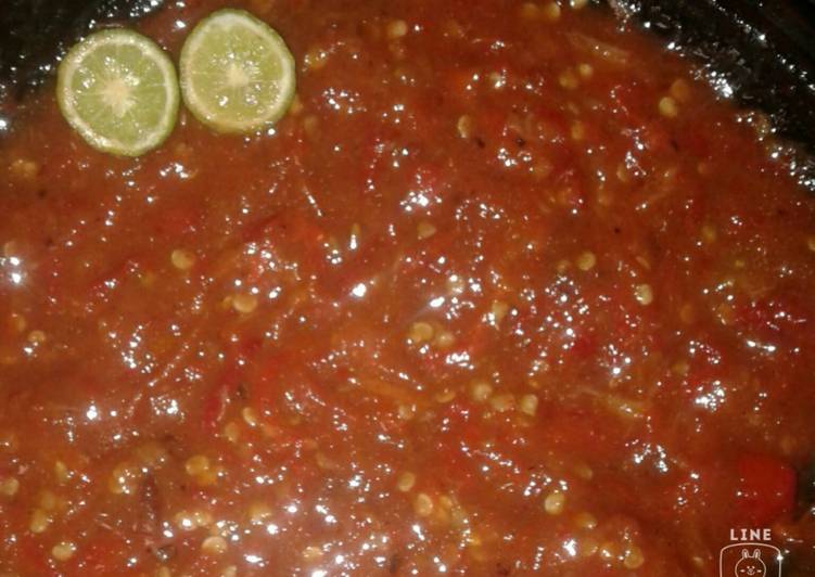 Cara Gampang Menyiapkan Sambal limau 😈😈😋 Anti Gagal