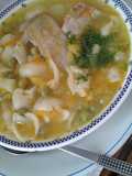 Chicken Wing Pasta Soup