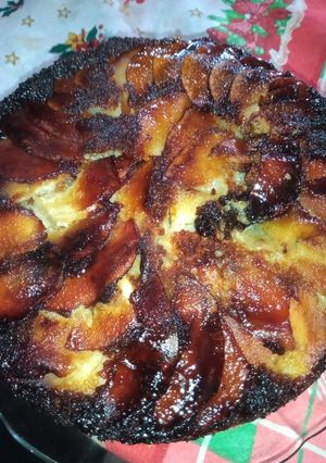 Una foto de Torta de manzanas y frutos secos