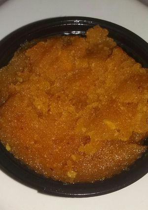 A picture of Moong ka halwa.