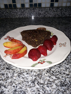 Una foto de Budín de palta banana y avena desayuno saludable