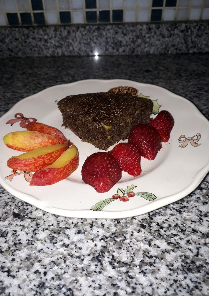 Una foto de Budín de palta banana y avena desayuno saludable