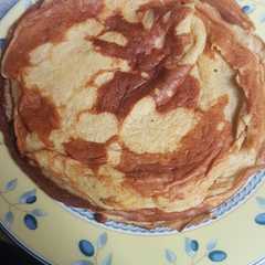 Una foto de Tortitas fit de plátano