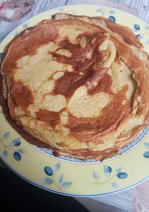 Una foto de Tortitas fit de plátano