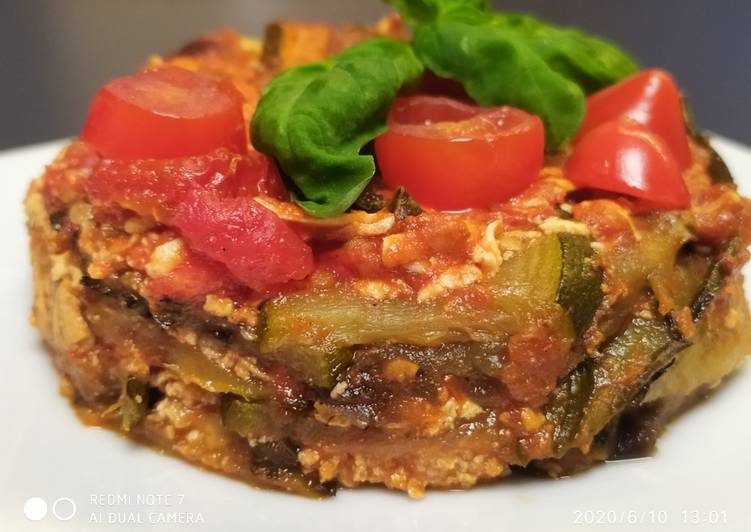 Parmigiana di zucchine 🥒 e melanzane 🍆