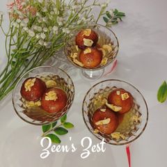 Shahi Gulab Jamuns - Classic Indian Mithai A picture of Shahi Gulab Jamuns - Classic Indian Mithai.