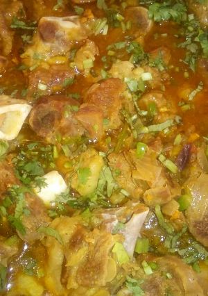A picture of Nice goat stew.