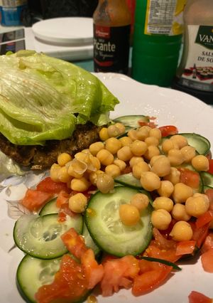 Una foto de Hamburguesa casera Keto (sin harinas)