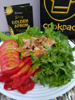 Foto resep Vegetables Salad With Chicken