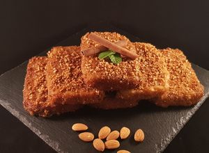 Foto principal de Torrijas de almendra, sin huevo y sin leche
