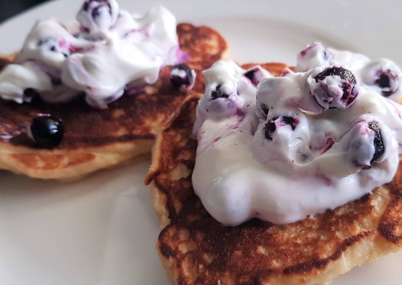 Pancakes à la farine d'avoine et au fromage blanc (ig bas, sans gluten)