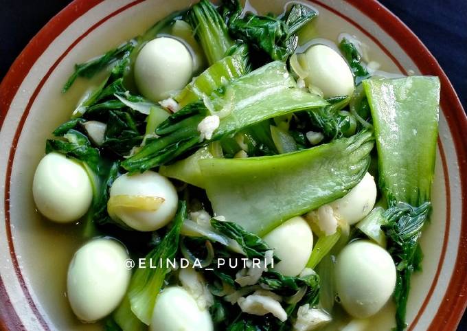 Resep Cah Pokcoy Telur Puyuh Oleh Elinda Putri F Ig Elinda Putrii