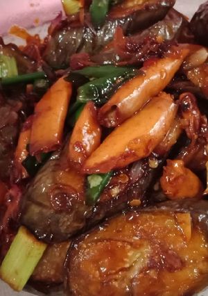 Foto resep Tumis terong cumi asin