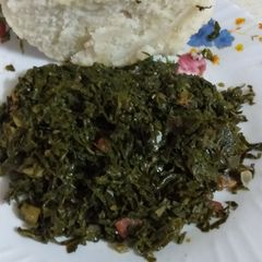 Kienyeji vegetables (managu) A picture of Kienyeji vegetables (managu).