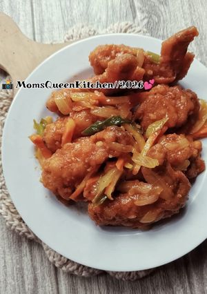 Foto resep Sayap ayam krispi saos asam manis
