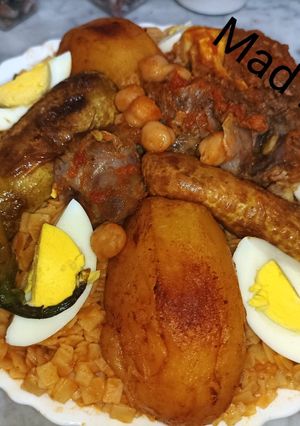 صورة لوصفة شخشوخة بلحم الخروف (رقبة الخروف) جدا لذيذة!🥩