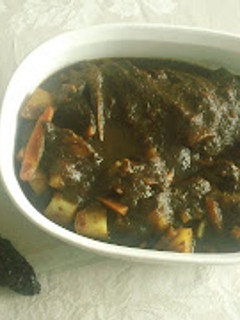 Una foto de Filete con chile y vino