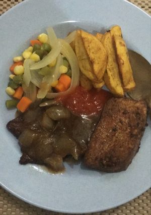 Foto resep Steak Sapi Simple Rumahan