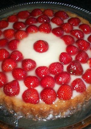 Epres gyümölcstorta recept fotója