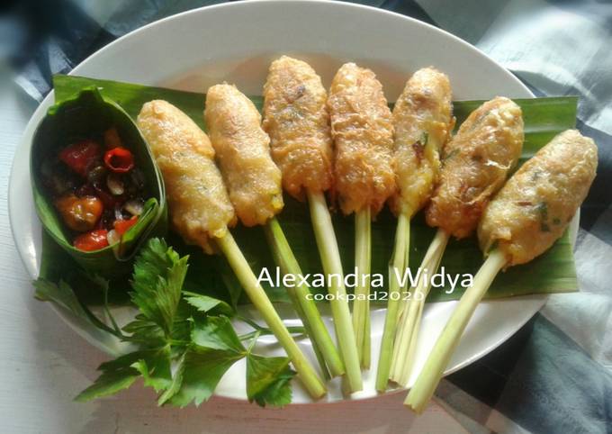 Sate Pentul Perkedel Ayam Sambal Mbe